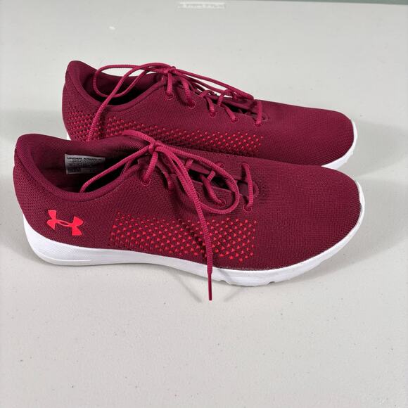 Under Armour Rapid Women Size 10 Burgundy Running Walking Jogging Shoes Sneakers - Picture 6 of 9